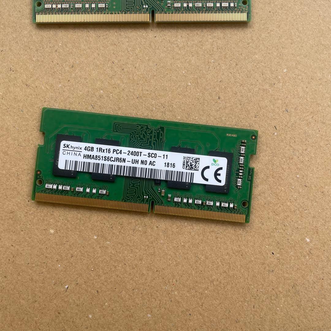 Samsung 4GB メモリー PC4-2666V3枚　SK hynix 1枚