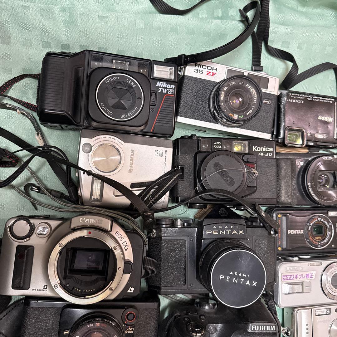 コンパクトデジタルカメラセット 中古品22点