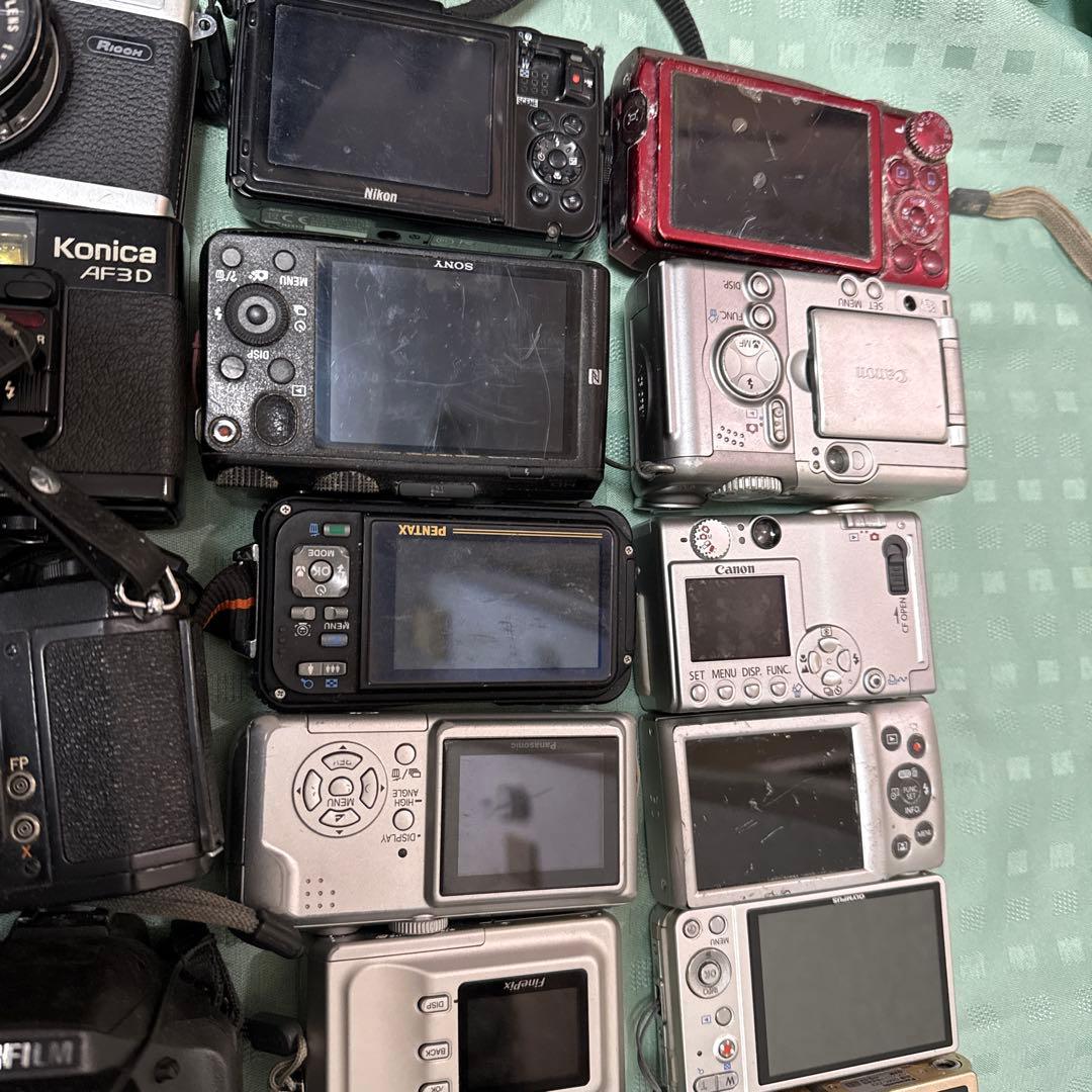 コンパクトデジタルカメラセット 中古品22点
