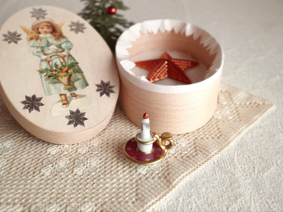 * vintage candle * ✵ * ✵ 陶器の キャンドル