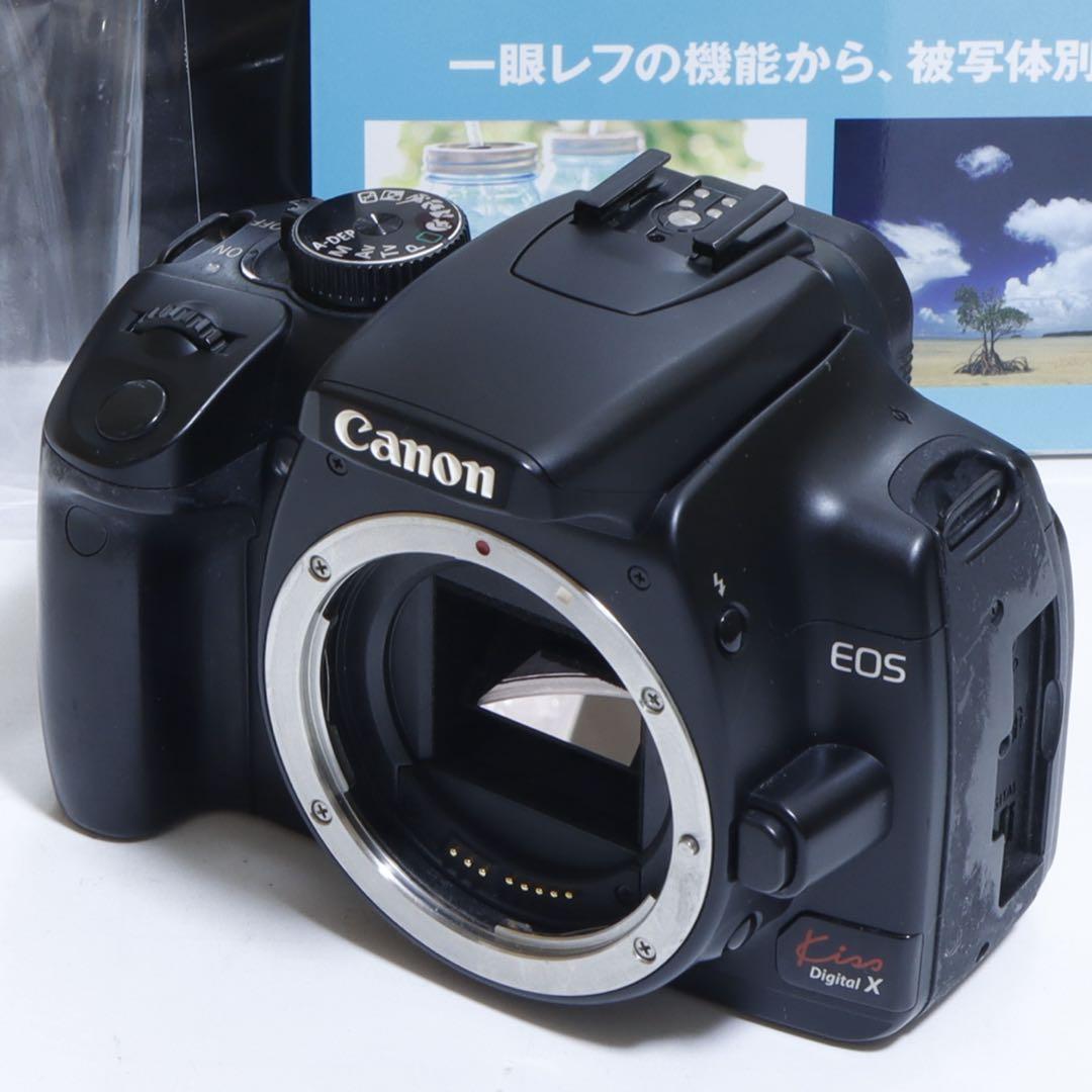 ★スマホに送れる一眼レフ★定番機!★キャノン EOS Kiss Xセット♪ cr