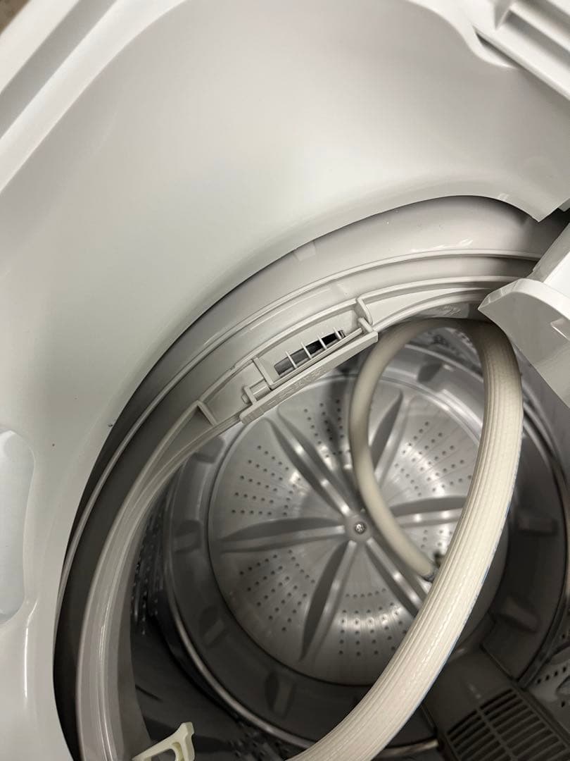 【美品】5kg　アイリスオーヤマ全自動洗濯機本体 ホワイト識別T
