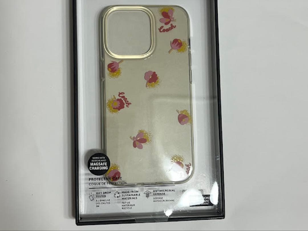 COACH iPhone13Pro ケース 花柄 C8105
