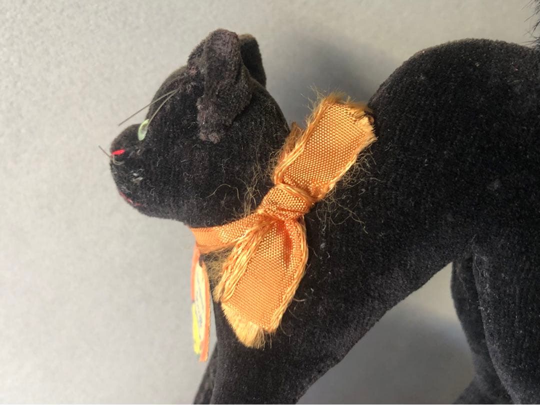 Steiff　猫のトムキャット　最小　黒猫