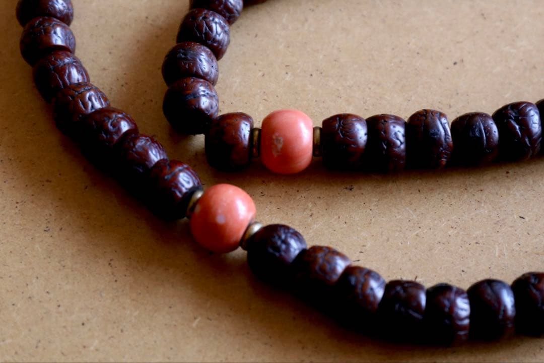 数珠 チベット Tibetan Mala 鳳眼菩提樹