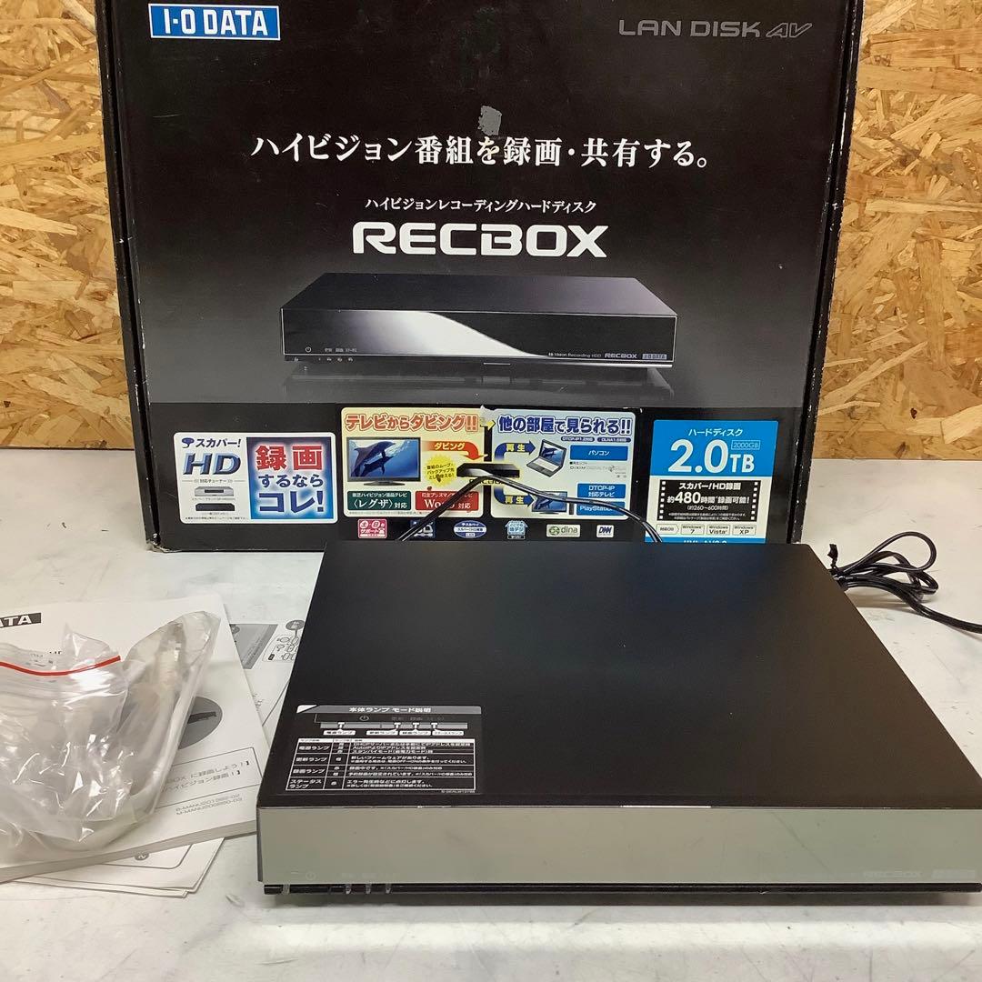 I-O DATAHVL-AV2.02TBRECBOX録画用HDD箱有（Q-87)