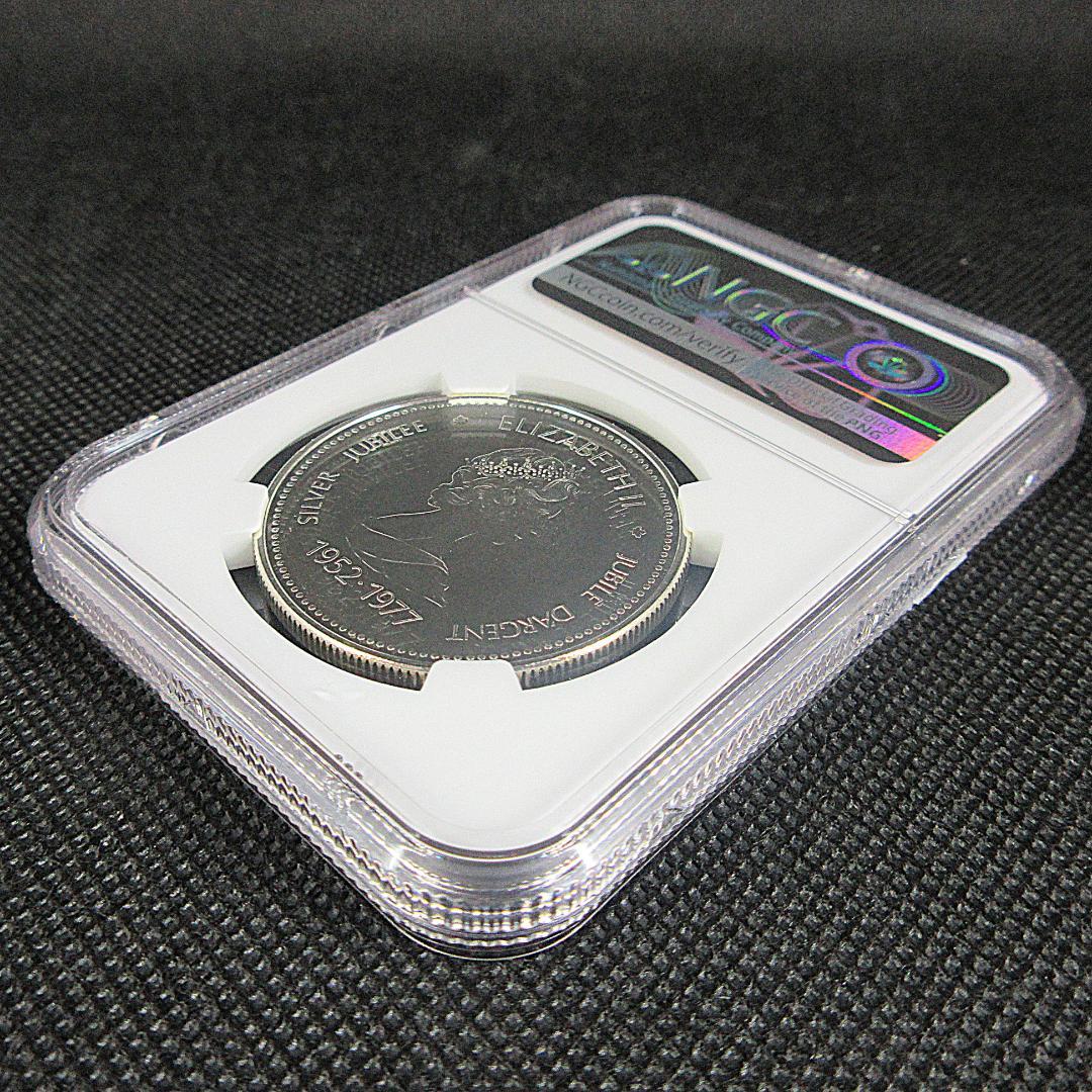 1977 カナダ エリザベス2世 シルバージュビリー 銀貨 アンティーク 