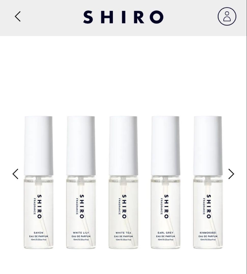 【3/8まで値下げ】SHIRO 香水 オードパルファン5本セット 各10ml