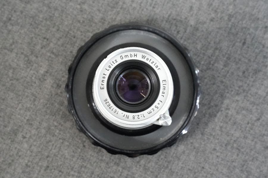 LEICA Elmar L50mm f2.8 1958年製 コンテナー付き