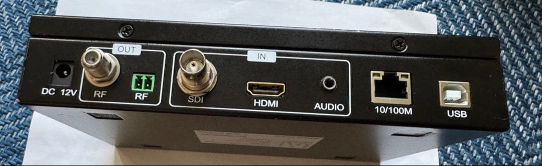 HEM-3000 OFDM変調器 内蔵HDエンコーダー 2言語放送対応