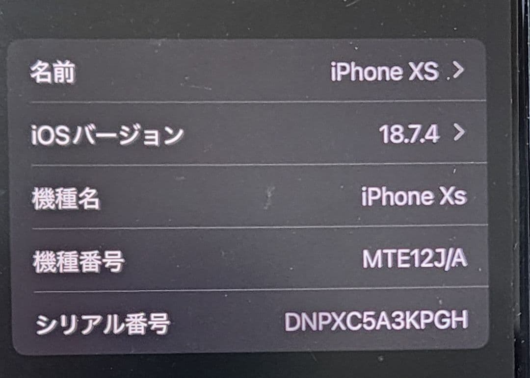 猫*様 Apple iPhone XS 256GB シルバー 箱付き