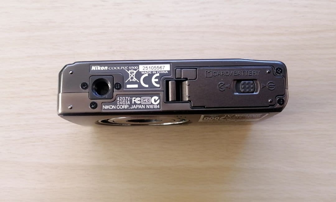 【簡易動作確認済】Nikon COOLPIX S500
