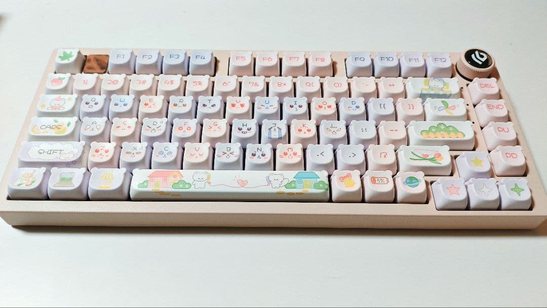 Leobog Hi75 童真萌熊 メカニカルキーボード