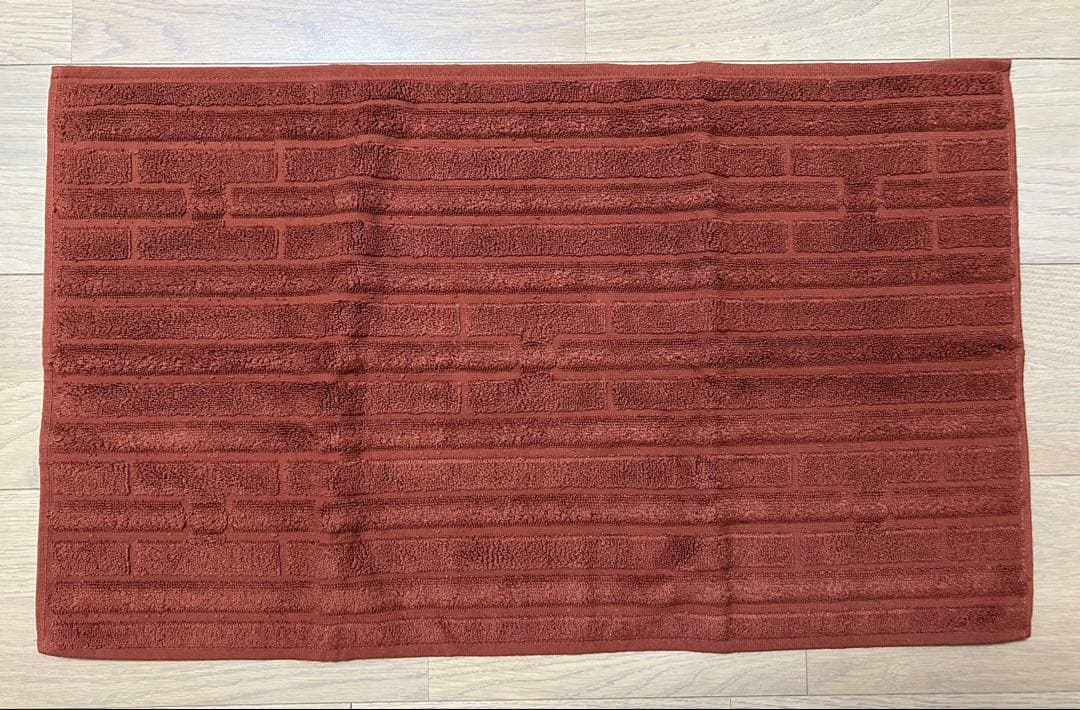 新品 HERMESエルメス バスタオル バスマット フェイスタオル オレンジ系