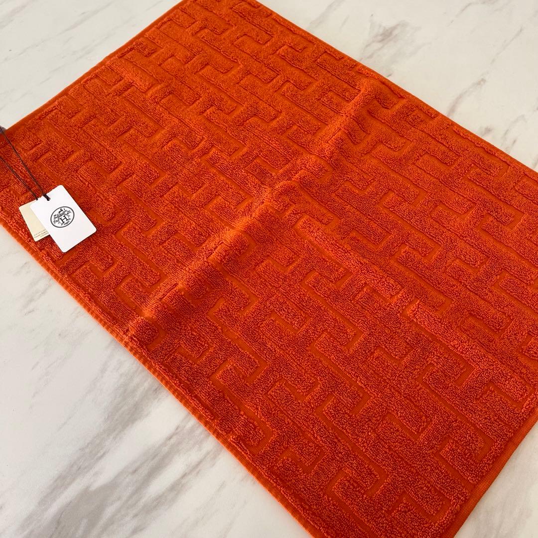 【新品未使用】HERMES エルメス　ゲストタオル　フェイスタオル　タオル