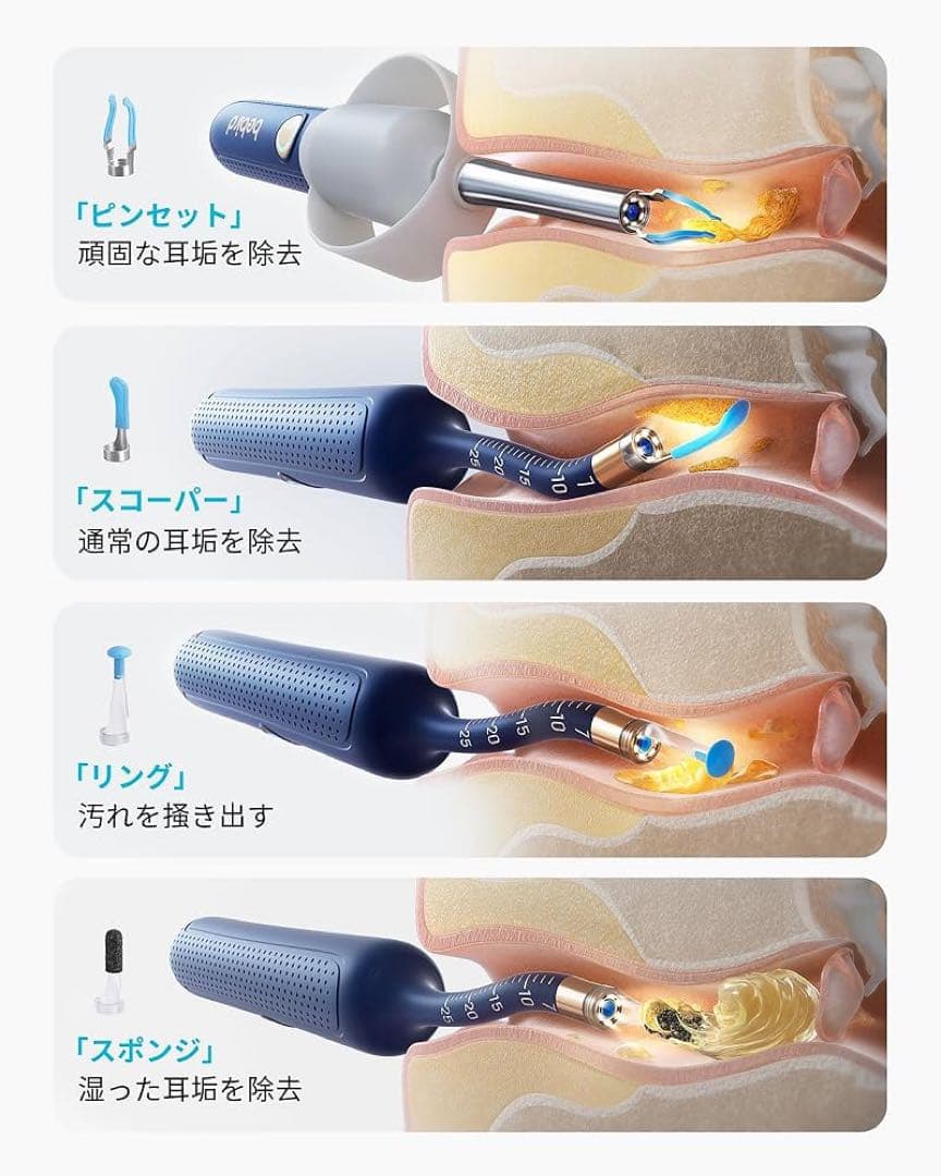 bebird 耳掃除デバイス スマートフォン連携