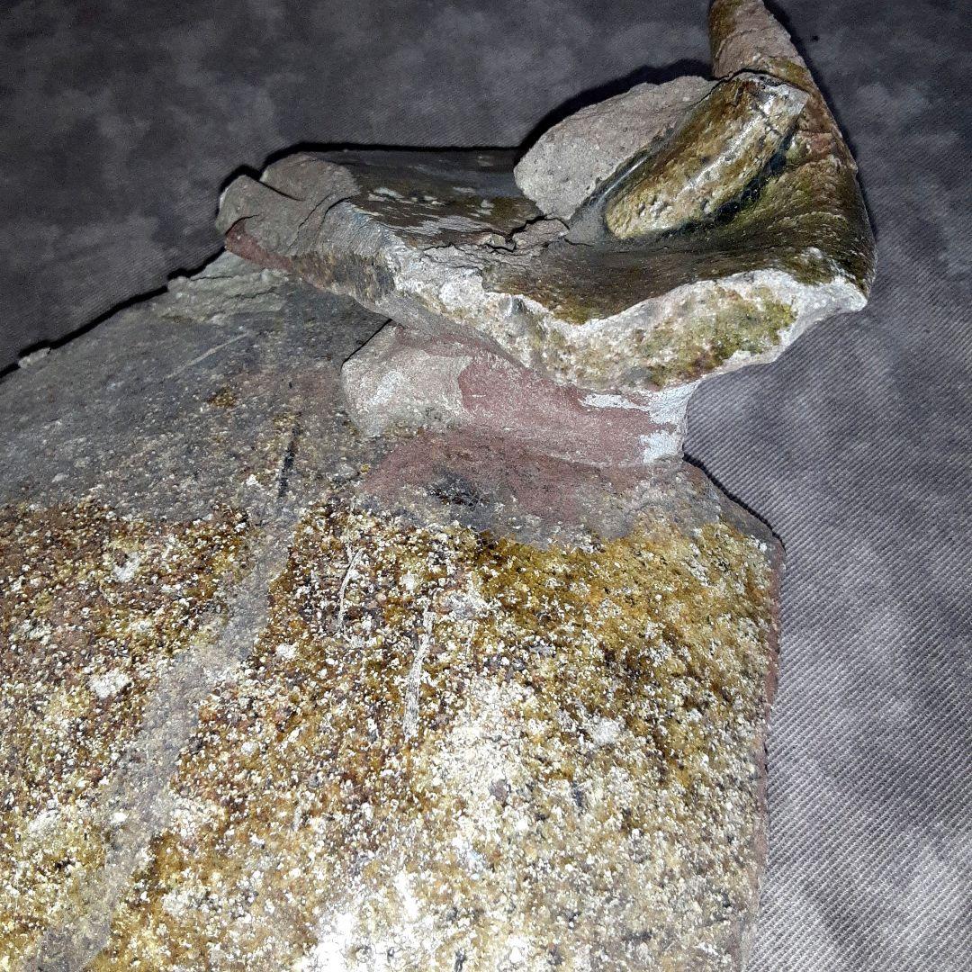 常滑焼　陶片2個　室町　懐石皿