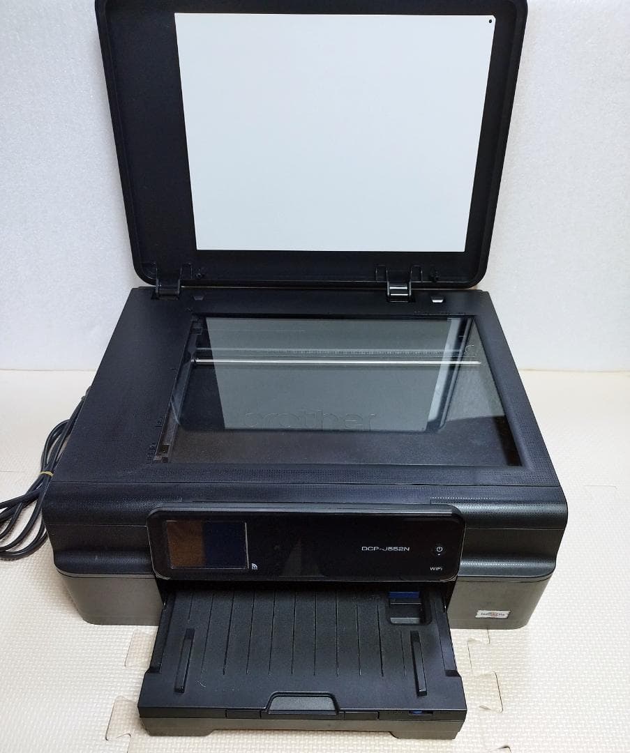 DCP-J552N ブラザー BK 純正カートリッジに互換インク満タン付き