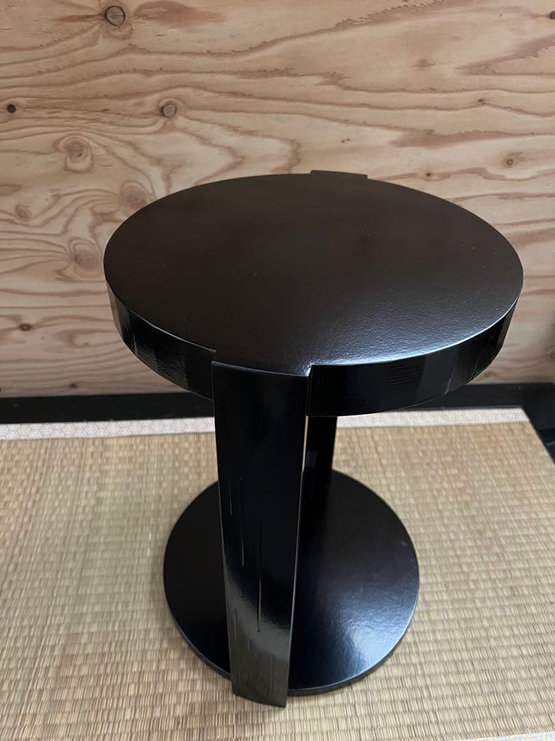 丸卓棚　丸卓　煎茶棚 水指棚 紙箱あり　小道具　茶道具　昭和レトロ