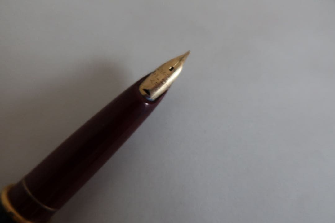 昭和レトロ 万年筆 パイロット PILOT 18K750 F字