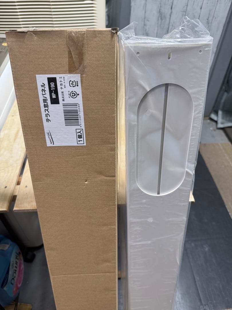 【新品】ナカトミ　移動式エアコン　ＭＡＣ－２０用　テラス窓用パネル　ＷＰ－１９０