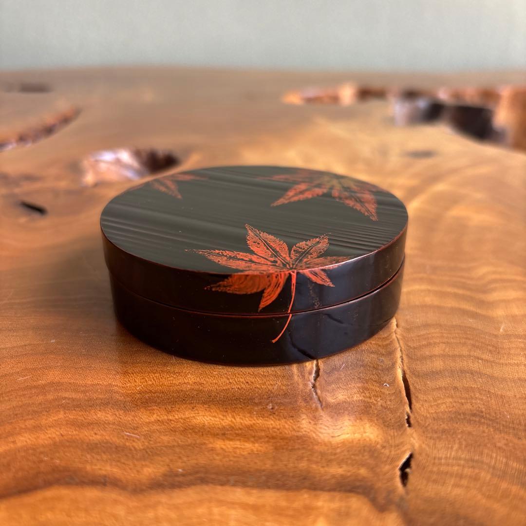 道場宗廣 香合 淡々斎好 手向山 共箱 茶道具