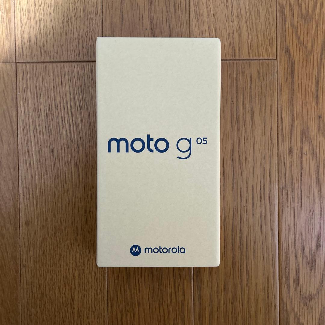 【新品未開封】moto g05 ミスティブルー
