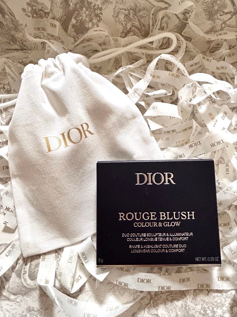 【新品】DIOR　ディオール　ルージュブラッシュ　カラー&グロウ 257 巾着袋