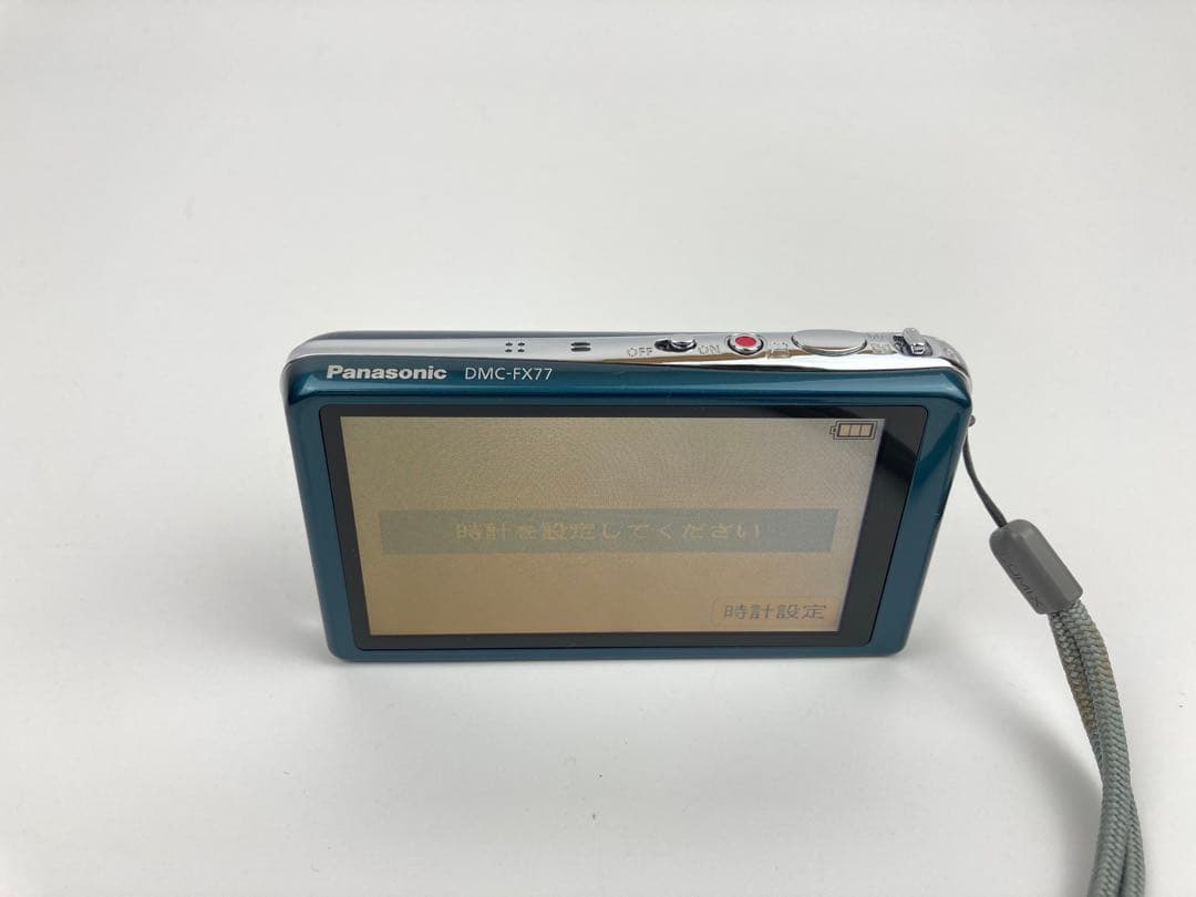 【極美品】Panasonic LUMIX DMC-FX77-A ブルー コンデジ