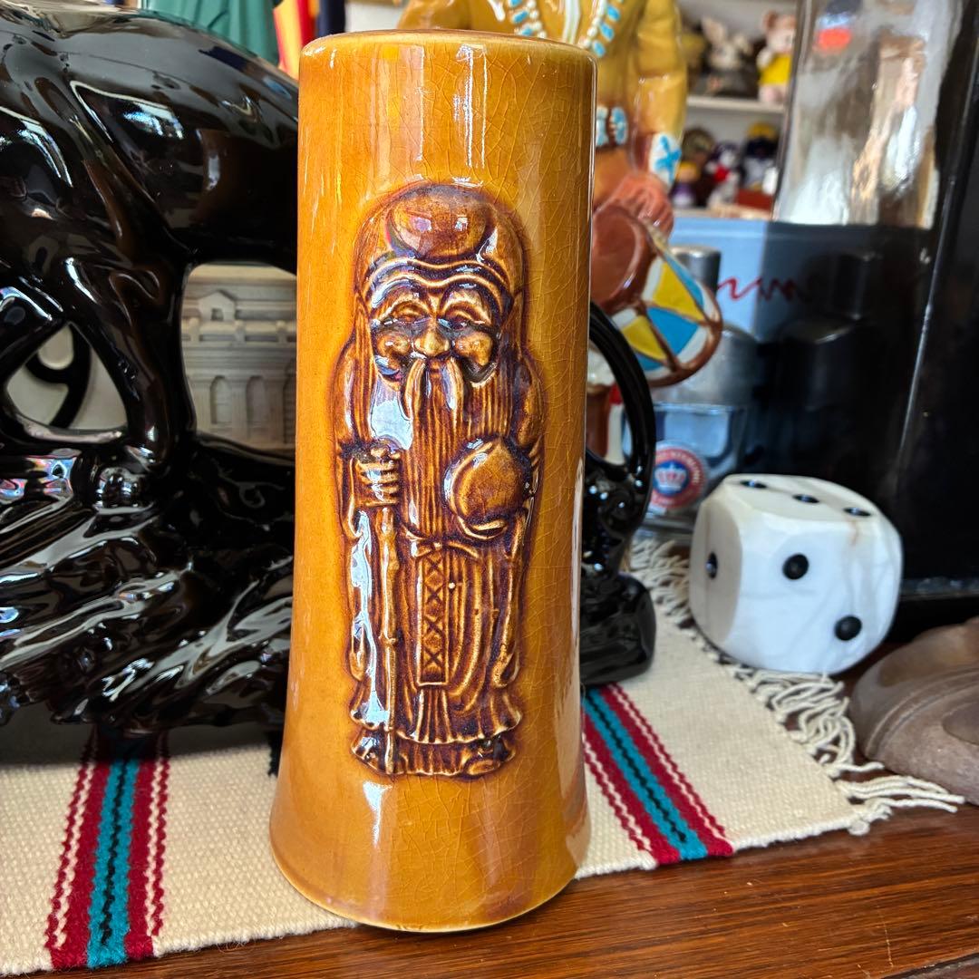 貴重レア！！サンフランシスコ　GOD　神様陶器製マグ　Antique西海岸雑貨