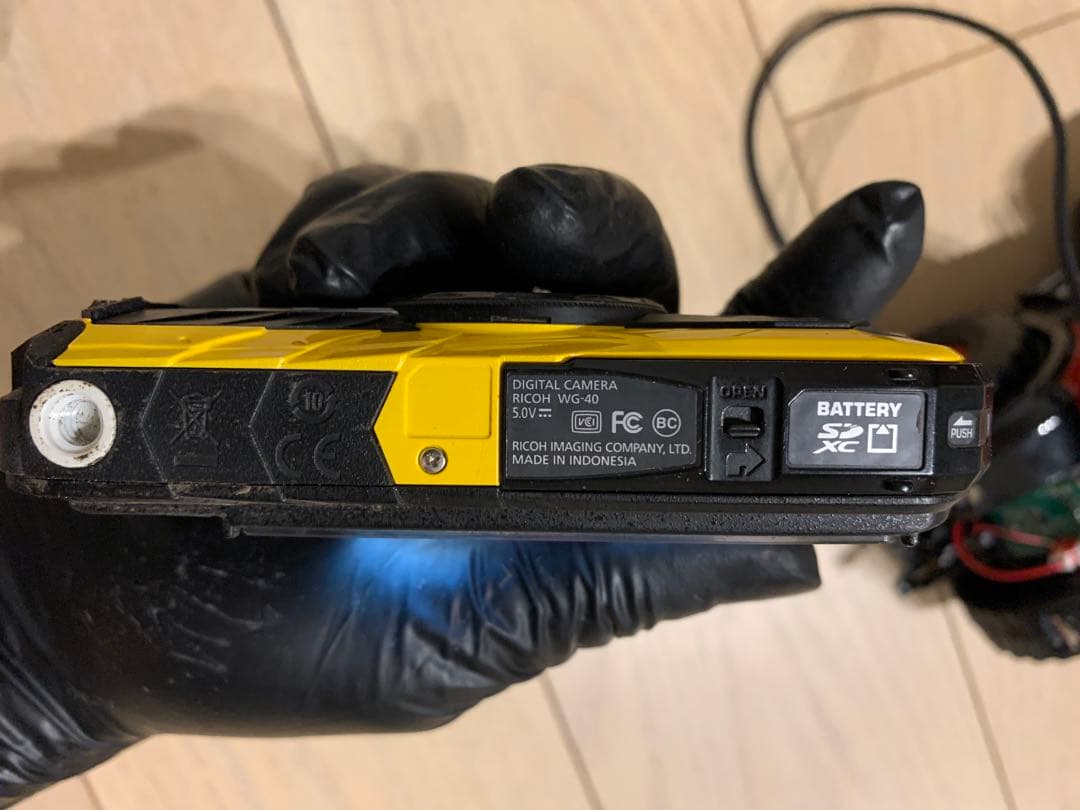 (動作品)RICOH WG-40 防水コンパクトデジタルカメラ