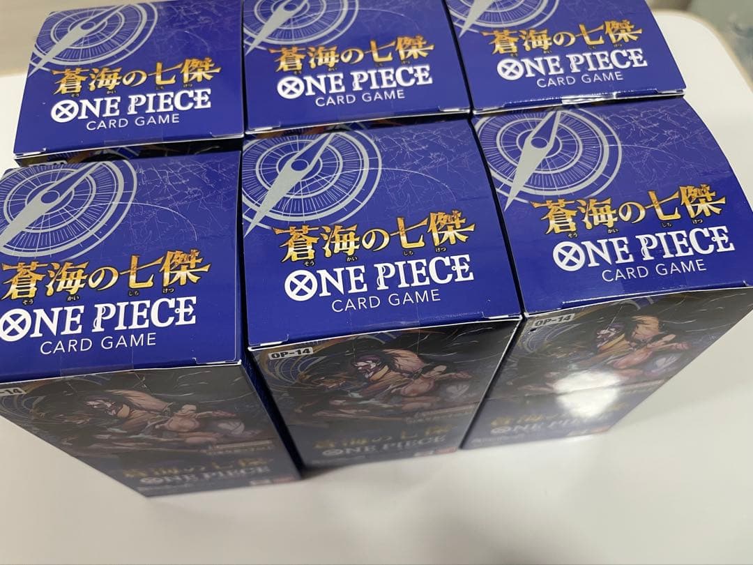 【テープ付き】ワンピースカード OP-14 蒼海の七傑 新品未開封　6BOX