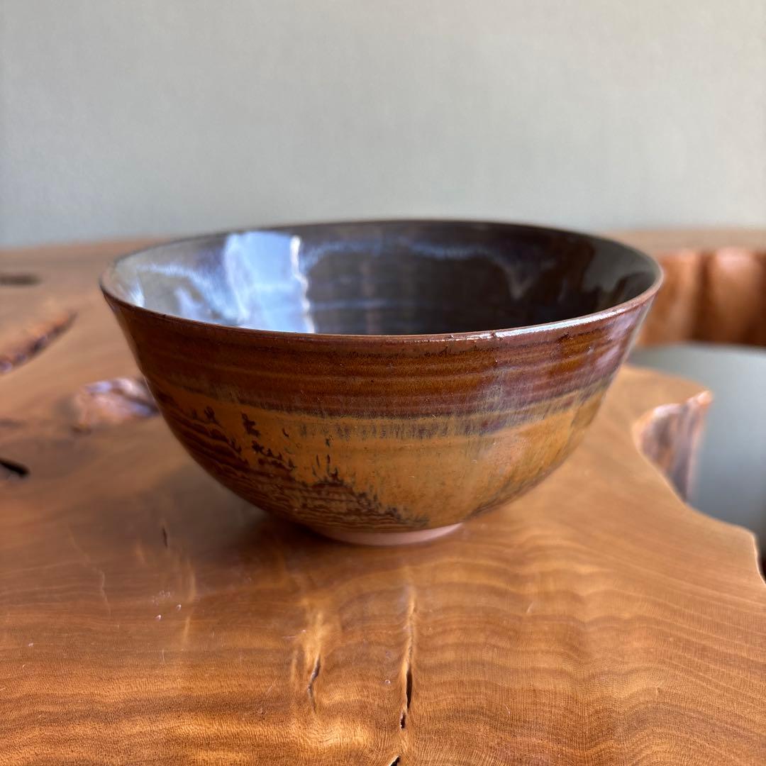 亀井味楽造 高取焼 共箱 抹茶碗 茶道具