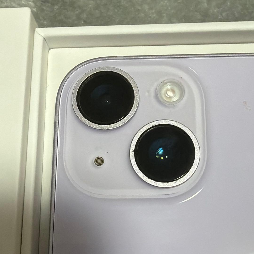 iPhone14 128GB パープル ジャンク品 バイブ不良