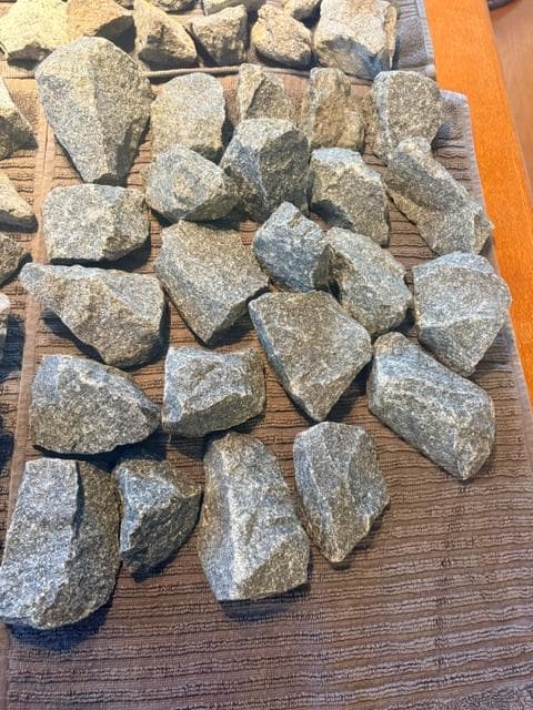 【約40kg】サウナストーンのみ 香花石（天然石） MISAストーブ使用品