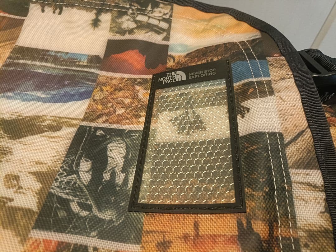 THE NORTH FACE ボストンバッグ フォトコラージュ スノボ スキー