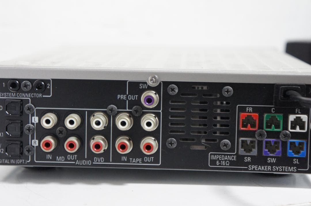 DENON AVC-M380 AVサラウンドアンプ5.1ch リモコン付　328
