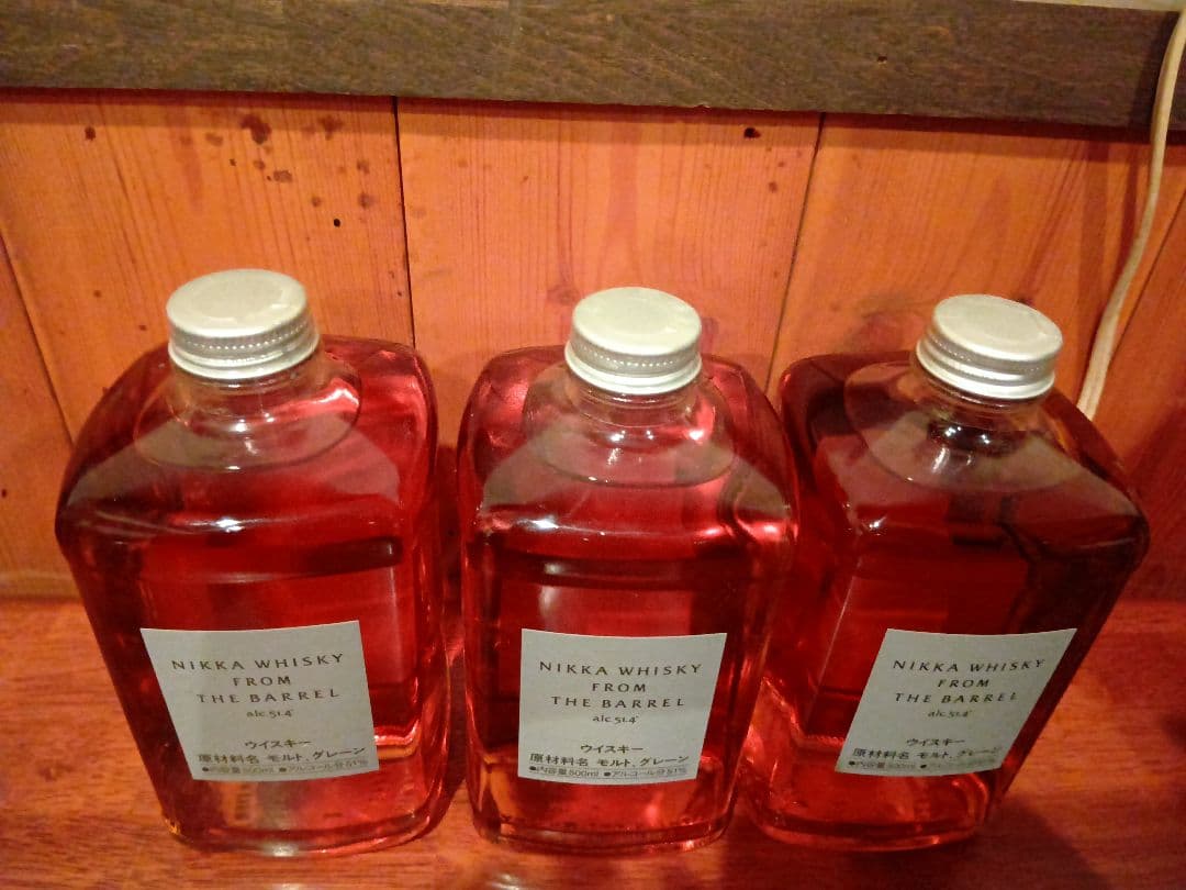 ニッカ　フロムザバレル　3本セット500ml　51度　未使用
