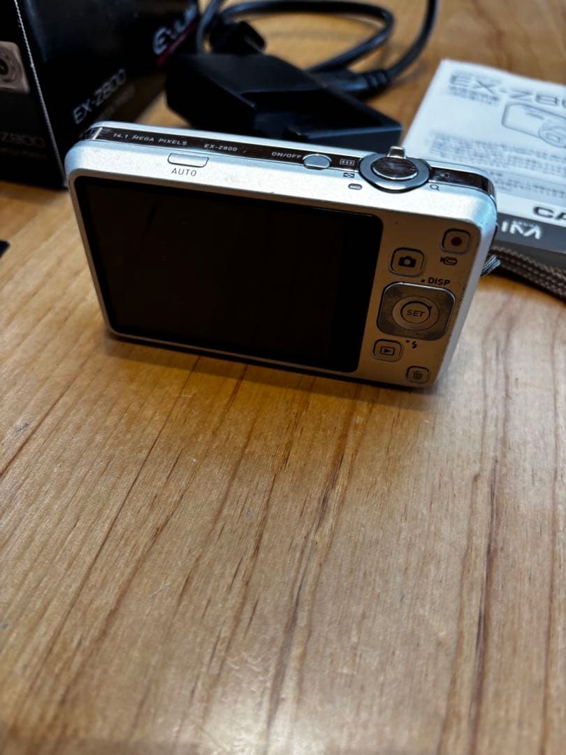 【動作確認済】CASIO EXILIM コンパクトデジタルカメラ シルバー
