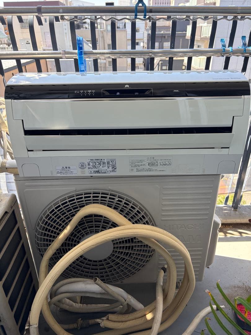 HITACHI 白くまくん 18畳 RAS-Z28602 エアコン本体 室外機