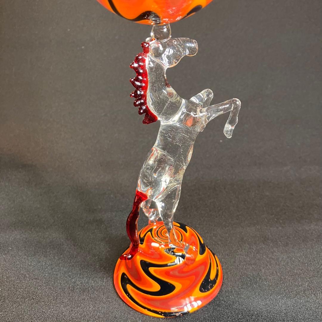 Xodas ゴブレット Goblet ボロシリケイトガラス Fire Horse