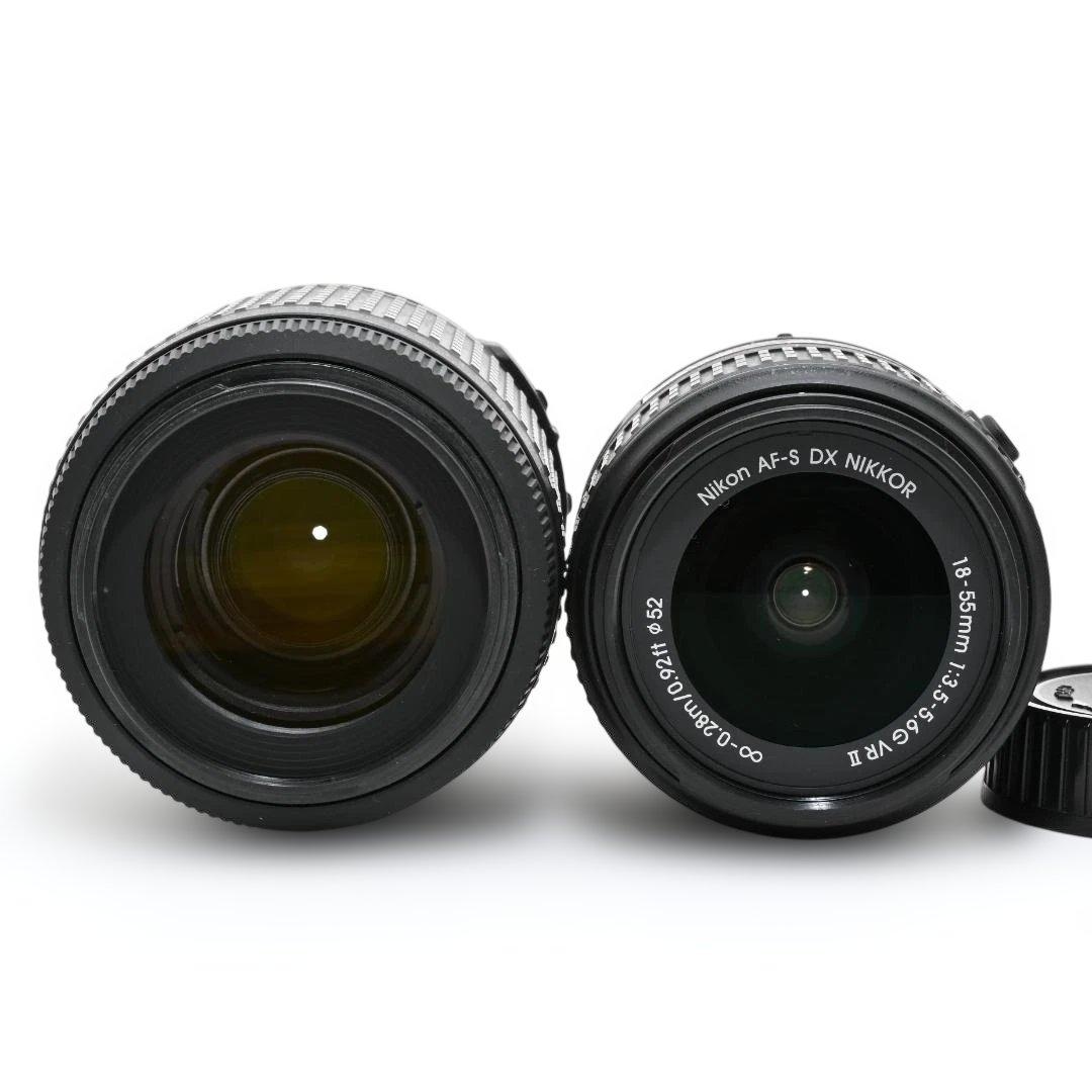 美品・ショット数9925回 Nikon D3300 ダブルズームキット ブラック