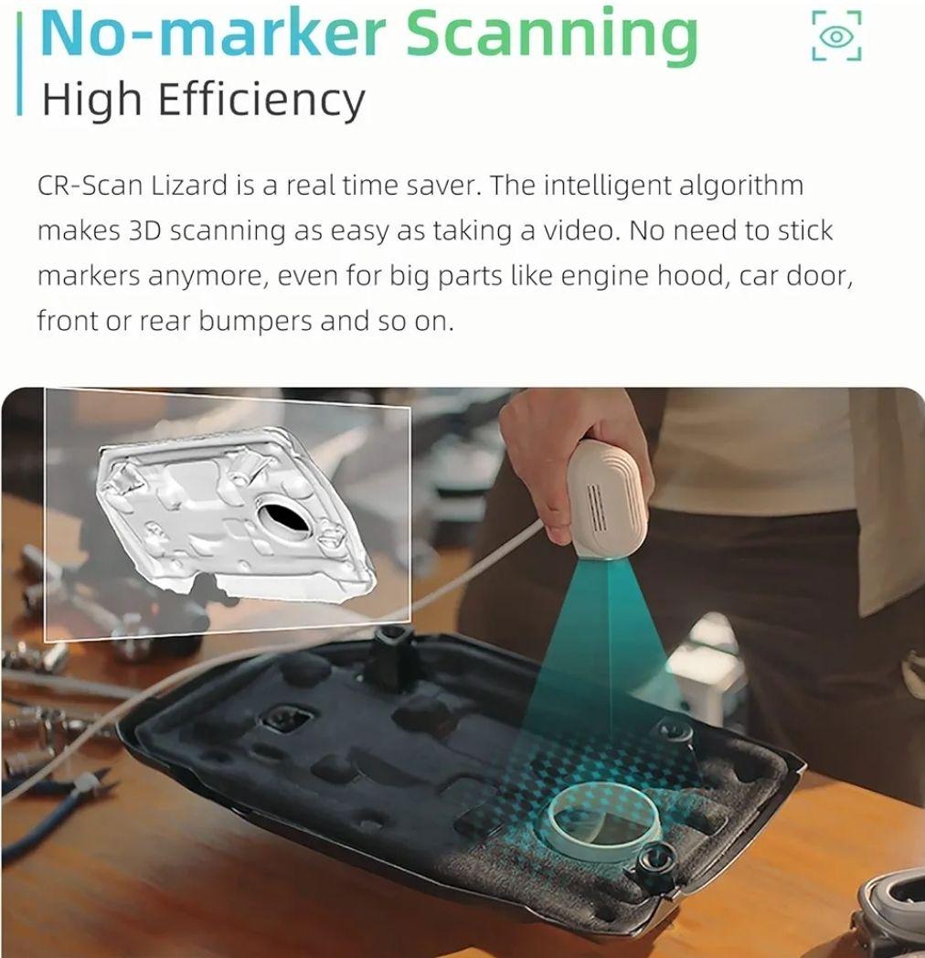 3Dスキャナー CREALITY CR-Scan Lizard Kit 持ち運び