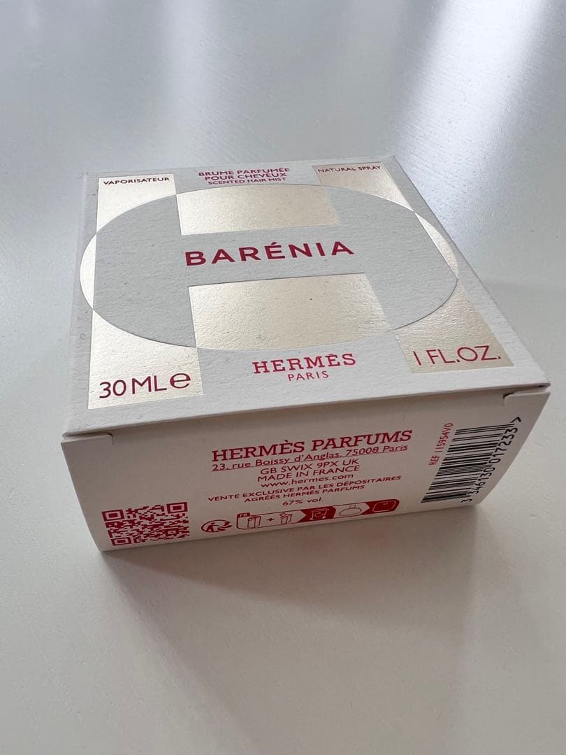 HERMES BARENIA エルメス　バレニア　ヘアミスト30ml