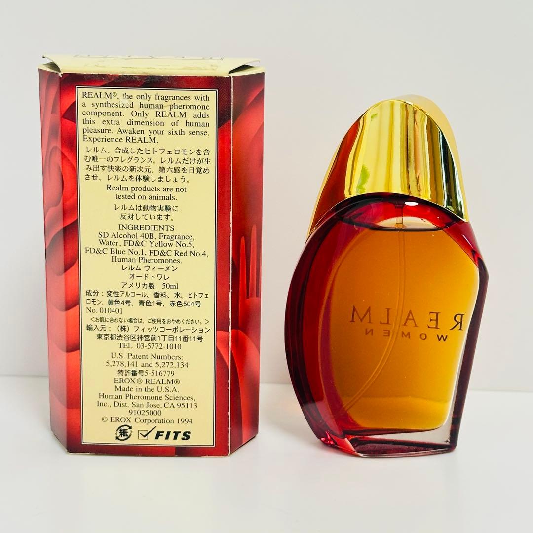 新品未使用　REALM レルム　リアルム　ウーマン　オードトワレ　香水　50ml