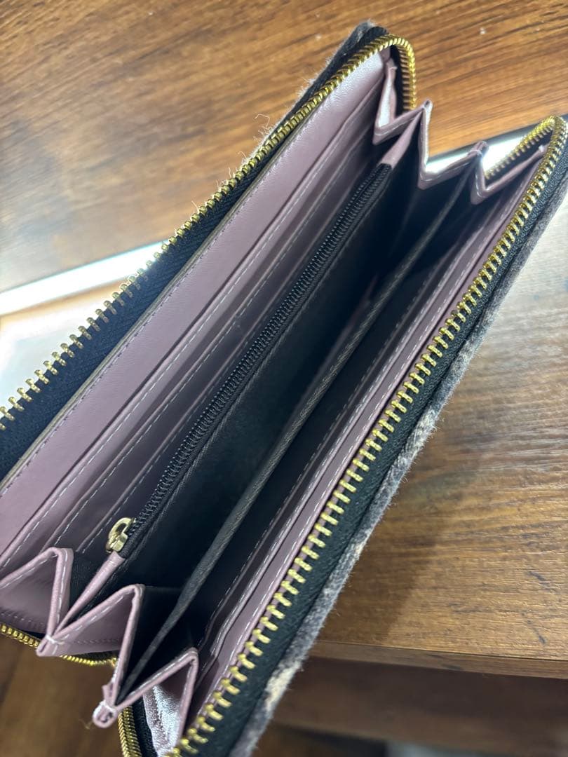 希少☆ ミナペルホネン　alive ウォレット　ハンドメイド　くま