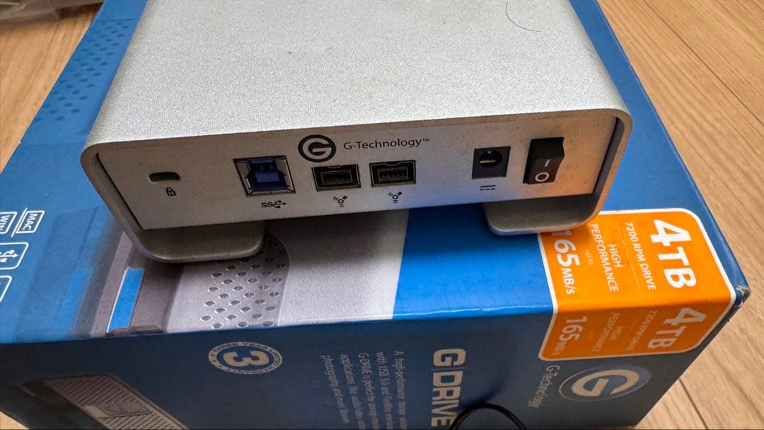 G-Technology G DRIVE 4TB 外付けハードドライブ