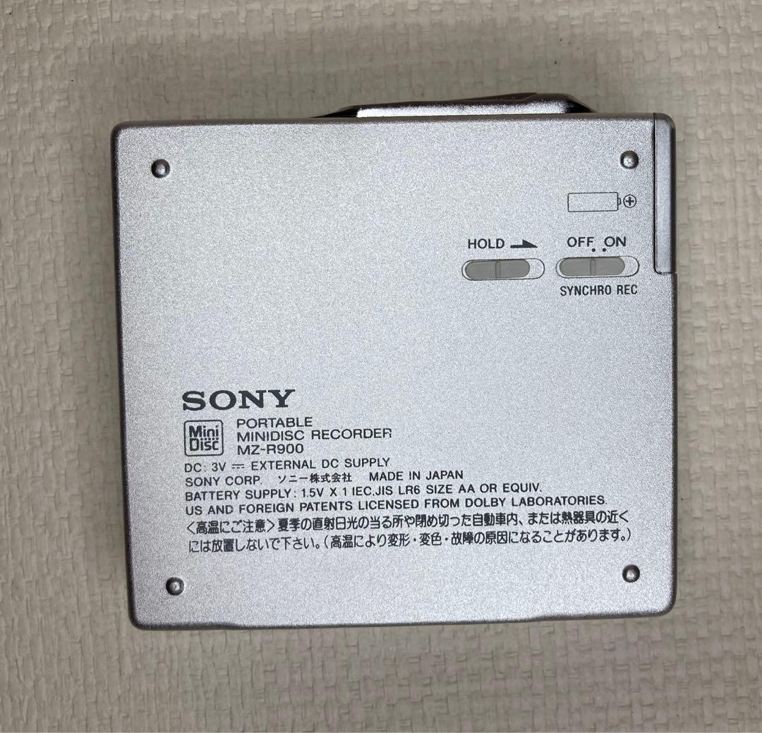 ジャンク　SONY MZ-R900 MDレコーダー