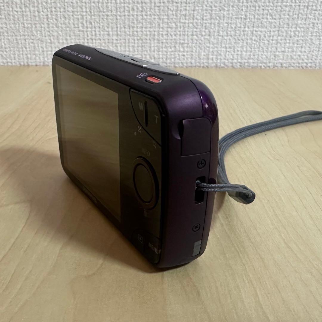 【動作品】OLYMPUS VH-210 パープル 箱あり コンデジ
