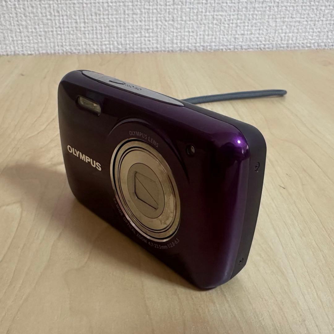 【動作品】OLYMPUS VH-210 パープル 箱あり コンデジ